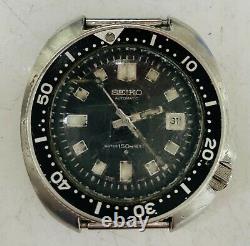 Seiko 6105-8110 Vintage Diver Watch'Willard' not working