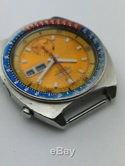 Seiko 6139 6002 Pogue Automatic Chronograph Watch for Restoration (B109)