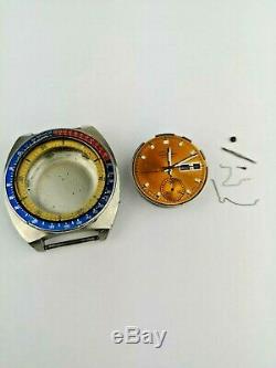 Seiko 6139 6002 Pogue Pepsi Watch Case, Movement & Parts for Restoration (B86)