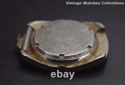 Seiko-6205 Automatic Non Working Movement Watch For Parts & Repair Work O-22919