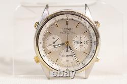 Seiko 7A38 Speedmaster Quartz Chronograph Day Date Watch, Good Movement