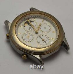 Seiko 7T36-6A3A Chronograph Moonphase Alarm Rare Vintage Watch For Parts