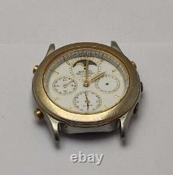 Seiko 7T36-6A3A Chronograph Moonphase Alarm Rare Vintage Watch For Parts