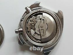 Seiko Automatic Chronograph 6139B Watch for Repair or Parts Uhr-Reloj-Montre