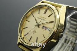 Seiko Grand Quarts 4843-8041 Gold Men Watch Junk for parts Fast ship