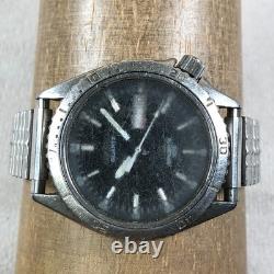 Seiko Men 7546-6029 Dress Silver Expansion Quartz For Watch Parts Or Repair Only