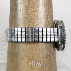 Seiko Men 7546-6029 Dress Silver Expansion Quartz For Watch Parts Or Repair Only