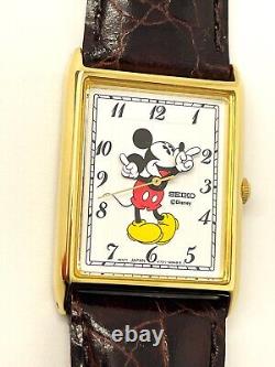 Seiko Men's Mickey Mouse Not Working Sfwn58 Quartz Analog Watch Case 7n01-5e19