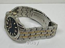 Seiko Men's Watch 5M62-0CJ0 Kinetic 6 Jewels 39mm Doesn't Work Broken FOR PARTS