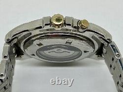 Seiko Men's Watch 5M62-0CJ0 Kinetic 6 Jewels 39mm Doesn't Work Broken FOR PARTS