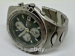 Seiko Men's Watch Sports 200 Macchina Sportiva Doesn't Work 7T32-6H60 FOR PARTS