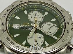 Seiko Men's Watch Sports 200 Macchina Sportiva Doesn't Work 7T32-6H60 FOR PARTS