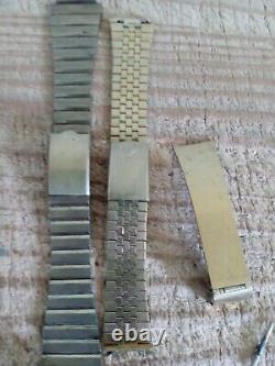 Seiko Mostly. Wrist Bands For Watch Lot. Vintage. For Parts Or Repair. Check Photos