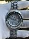 Seiko NH34 GMT Mod Watch 44mm Snowflake Dial Automatic DAMAGED Sapphire Bezel