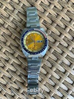 Seiko Pogue Chronograph Pepsi 6139-6005 Watch 6139 Needs Repair Vintage Dive VTG