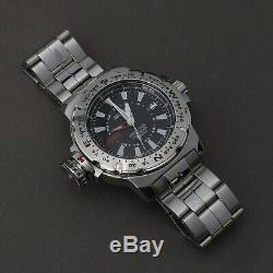 Seiko SLT095 Mile Marker Map Watch 8F56-00J0 Needs Battery Men's Wristwatch
