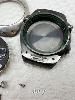 Seiko Sportura Kinetic 9t82-oa20 Chrono 38 Jewels Mens Watch For Repair Or Parts