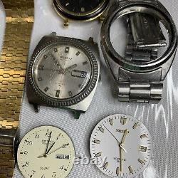 Seiko Watch Lot For Parts Of Repair As Is Untested What You See In The Picture