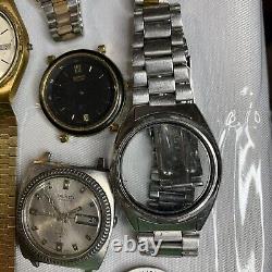 Seiko Watch Lot For Parts Of Repair As Is Untested What You See In The Picture