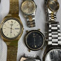 Seiko Watch Lot For Parts Of Repair As Is Untested What You See In The Picture