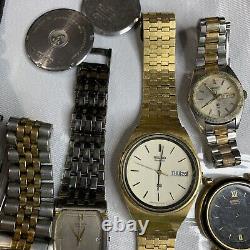 Seiko Watch Lot For Parts Of Repair As Is Untested What You See In The Picture