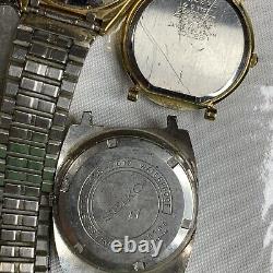 Seiko Watch Lot For Parts Of Repair As Is Untested What You See In The Picture