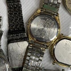 Seiko Watch Lot For Parts Of Repair As Is Untested What You See In The Picture