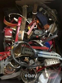 Selling Box of Over 30 Watches / watch parts / watch Strap bundle