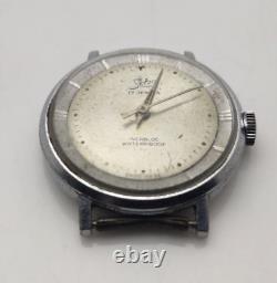 Selza 17 Jewels SWISS MADE INCABLOC Non Working Military Wrist Watch For Parts