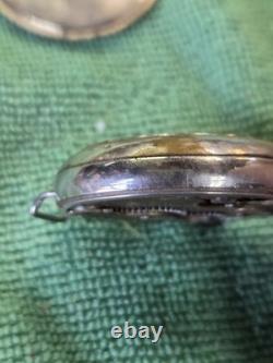 Silver Plated Adult Art Deco Trench Watch WW1 Metal No Strap For Parts/Repair