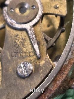 Silver Plated Adult Art Deco Trench Watch WW1 Metal No Strap For Parts/Repair