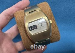 Sindaco Digital Jump Hour Manual Winding 35 X 39mm Vintage Men's Watch For Parts
