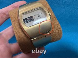 Sindaco Digital Jump Hour Manual Winding 35 X 39mm Vintage Men's Watch For Parts