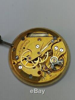 Smiths JW Benson Cal 60466E (Military Cal.) Hacking Watch Movement 17 Jewels