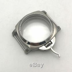 Stainless Steel Watch Case For ETA 6497 6498 Seagull ST36 Movement 39 mm Dial