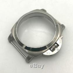 Stainless Steel Watch Case For ETA 6497 6498 Seagull ST36 Movement 39 mm Dial