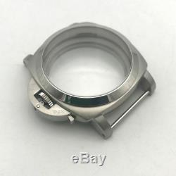 Stainless Steel Watch Case For ETA 6497 6498 Seagull ST36 Movement 39 mm Dial