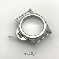 Stainless Steel Watch Case For ETA 6497 6498 Seagull ST36 Movement 39 mm Dial