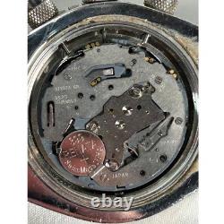 Sub Chrono Pro Diving Men's Watch Rare For Repair Parts Not Working Broken