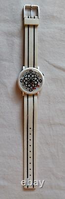 Swank watch women's kaleidoscope mystery dial for parts and/or repair