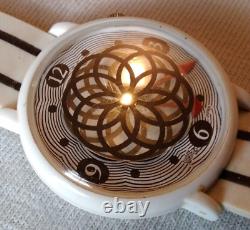 Swank watch women's kaleidoscope mystery dial for parts and/or repair