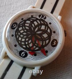 Swank watch women's kaleidoscope mystery dial for parts and/or repair