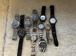 Swiss army watch Military Victorinox Lot 10 Watches Untested Or Parts