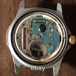 TAG HEUER 964.013 Professional 2000 Series Analog Men's Watch For Parts Restore