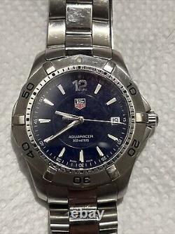 TAG HEUER AQUARACER 300M WAF1113 Sapphire Crystal (Not Working)