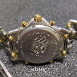 TAG HEUER Ayrton Senna CG1122-0 Chronograph Watch Junk for Parts Not Working