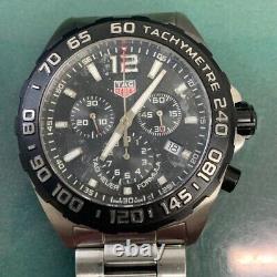 TAG HEUER CAZ1010-BA0842 Quartz Chronograph Analog Men's Watch Junk for parts