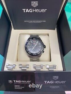 TAG HEUER CAZ1010-BA0842 Quartz Chronograph Analog Men's Watch Junk for parts