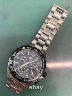 TAG HEUER CAZ1010-BA0842 Quartz Chronograph Analog Men's Watch Junk for parts