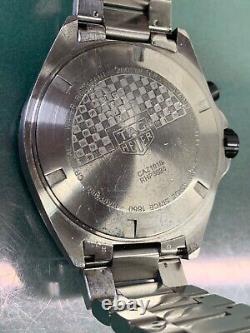 TAG HEUER CAZ1010-BA0842 Quartz Chronograph Analog Men's Watch Junk for parts